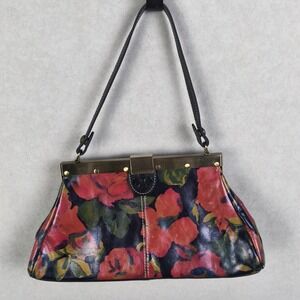 Patricia Nash Floral Leather Frame Bag Wallet Set